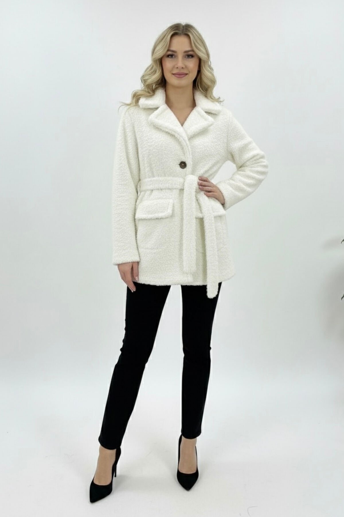 Yeni Sezon Kadın Peluş Astarlı Mont KS2561