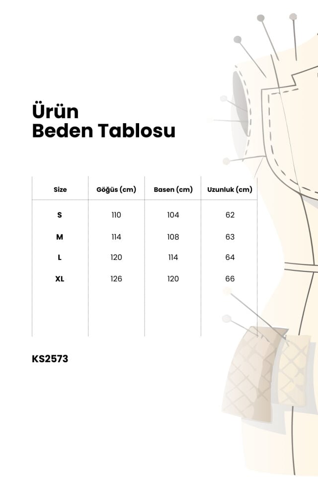 Yeni Sezon Kadın Tokalı Peluş Mont KS2573 M - siyah