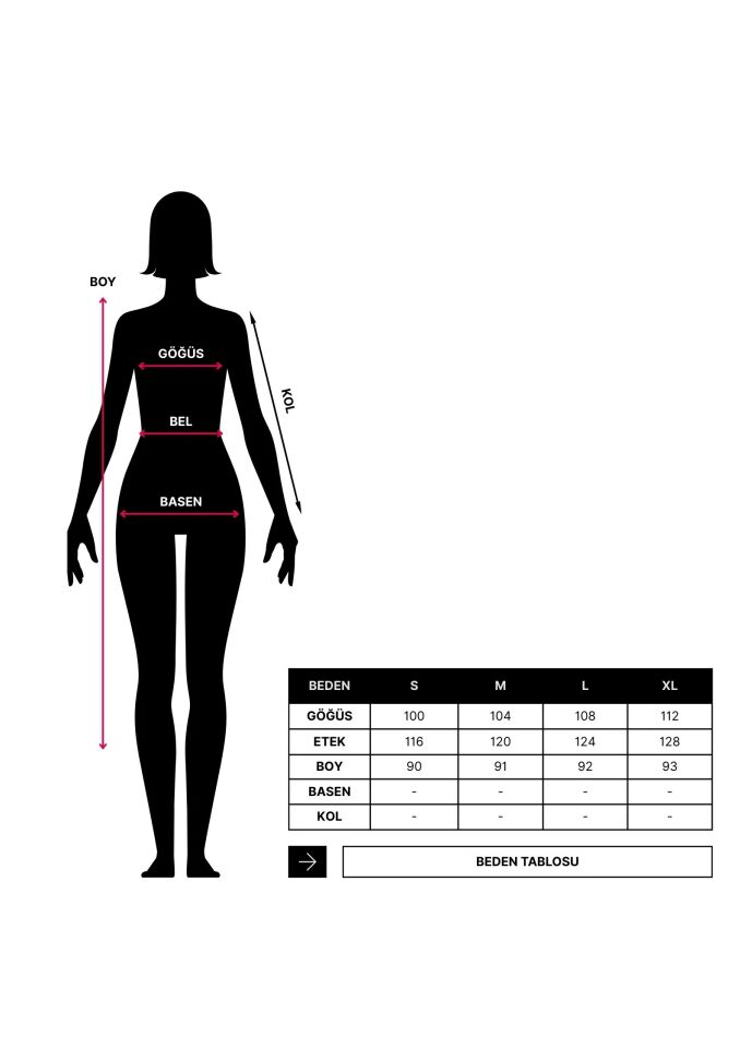 Kadın Peluş Önü Düğmeli Mont Bej KS2531 2XL - Taba