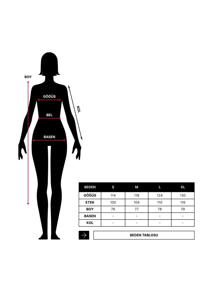 Peluş Yeni Sezon Kadın Kolları Şeritli Kolej Mont KS2577 XL - kahverengi
