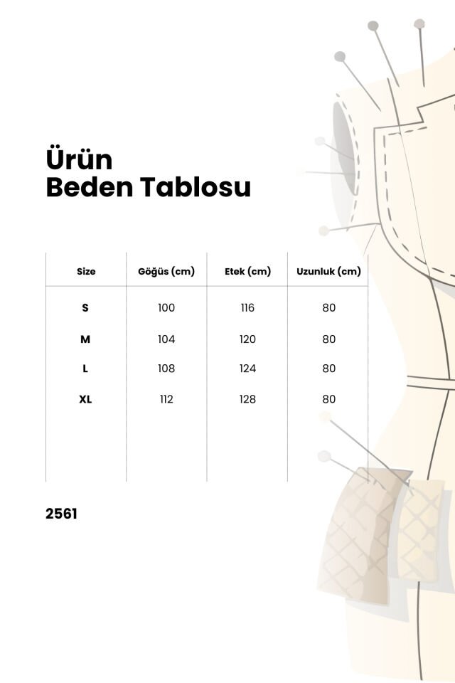 Yeni Sezon Kadın Peluş Astarlı Mont Beyaz KS2561 M - Beyaz